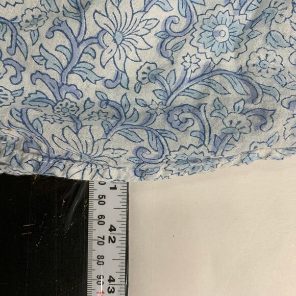 Blue Floral Midi Dress - Picture 7 of 8